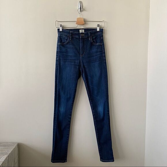 Citizens of Humanity-Carlie High Rise Skinny Dark Wash (Size:25) - Picture 2 of 15